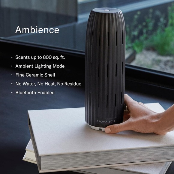 NWB!  AromaTech Ambience Essential Oil Waterless Diffuser/Charcoal - Picture 8 of 8